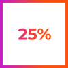 25%