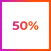 50%