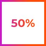 50%